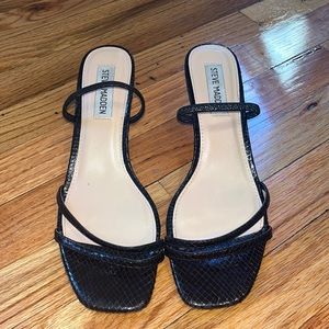 Steve Madden Strappy Black Sandals